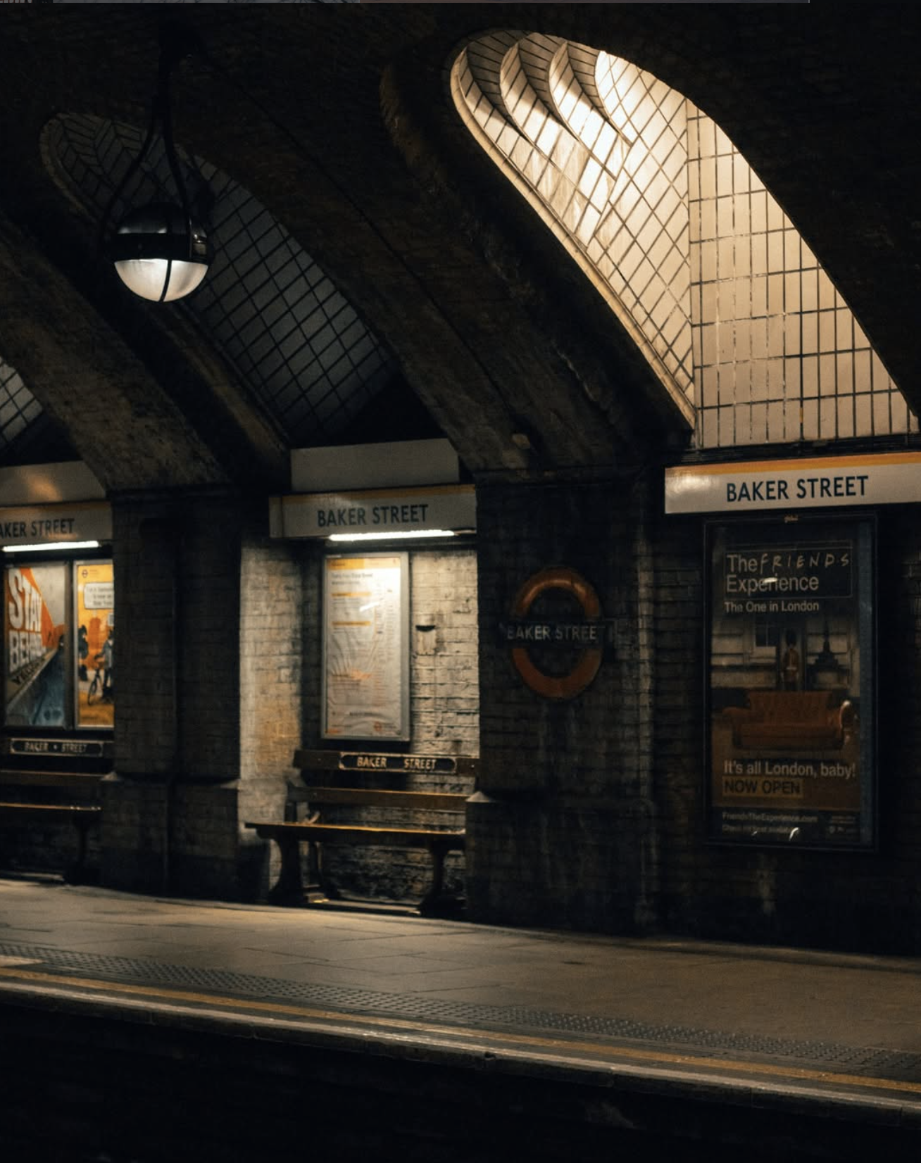 Street silhouette photograph by B. Square